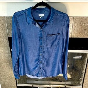 Susina jean button down shirt
